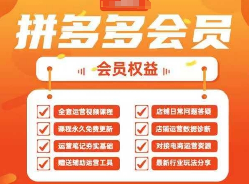 2025拼多多运营实战课，40节全流程教学，覆盖拼多多运营全链路-青年云网创—高质量项目商城